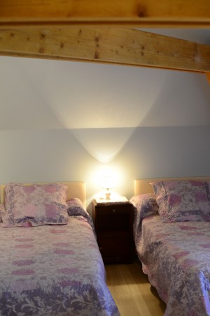 Chambre lits jumeaux côté Girac